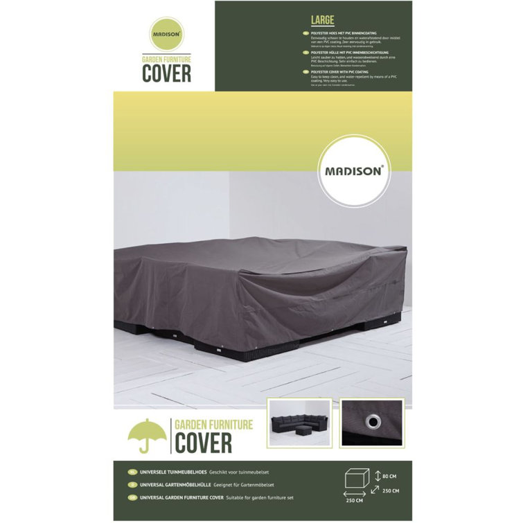 WFX Utility Madison Garden Furniture Cover 250 x 250 x 80cm Wayfair.co.uk